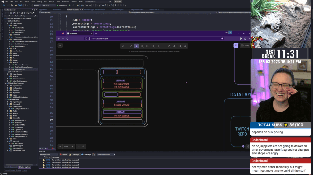 Working on designing the feed viewmodel