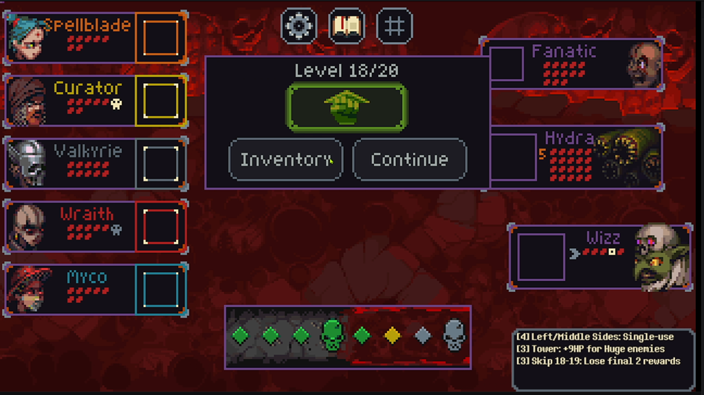 Screenshot of DarkTwinge Twitch Stream playing Slice & Dice