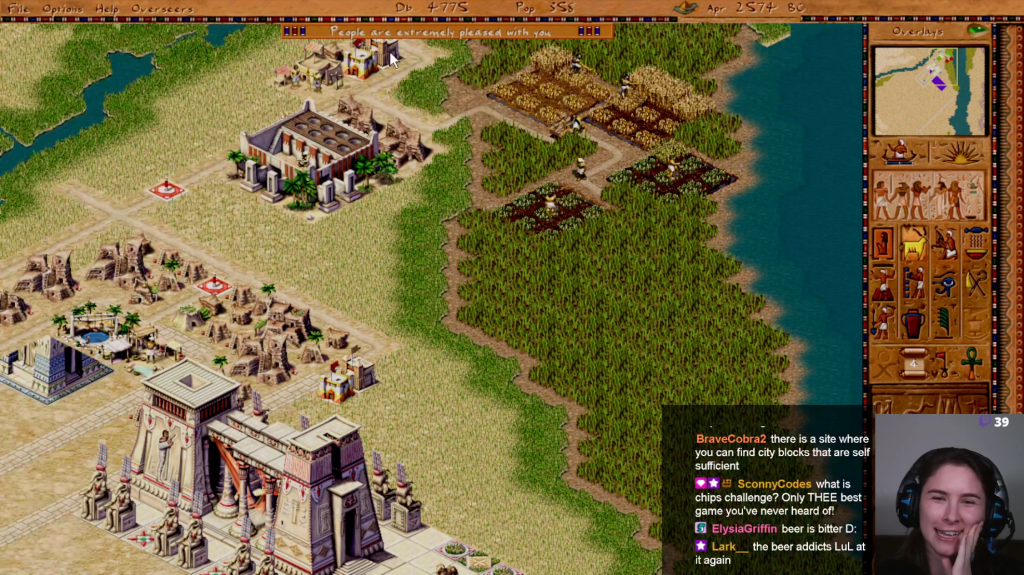 HelloItsRufio playing Pharaoh + Cleopatra on Twitch