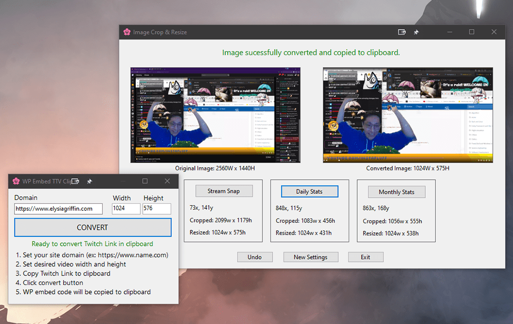Screenshots of the little tools I've coded in Winforms